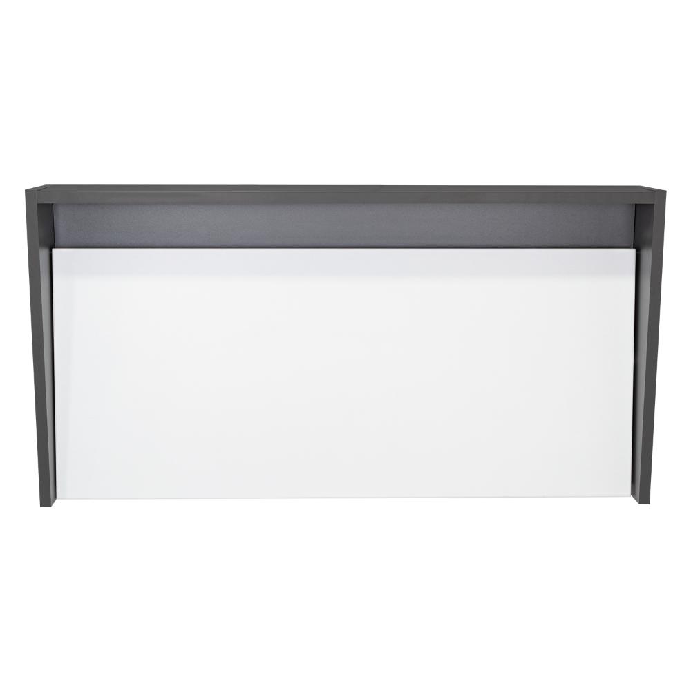 Escritorio The Wall  Plomo y Blanco