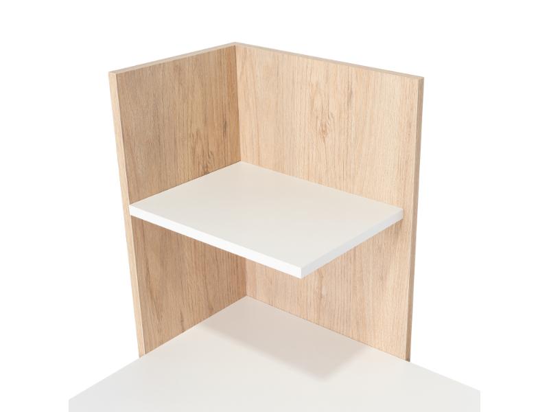 Escritorio Modenza Rovere y Blanco