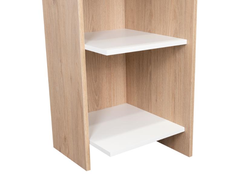 Escritorio Modenza Rovere y Blanco