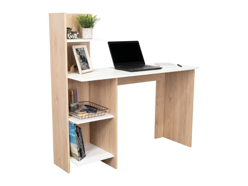 Escritorio Modenza Rovere y Blanco