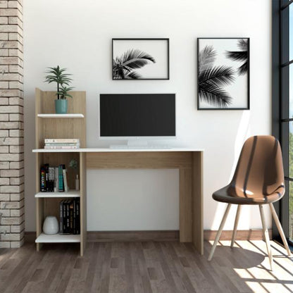 Escritorio Modenza Rovere y Blanco