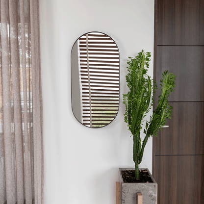 Espejo Lukman con Marco En Estructura Metálica