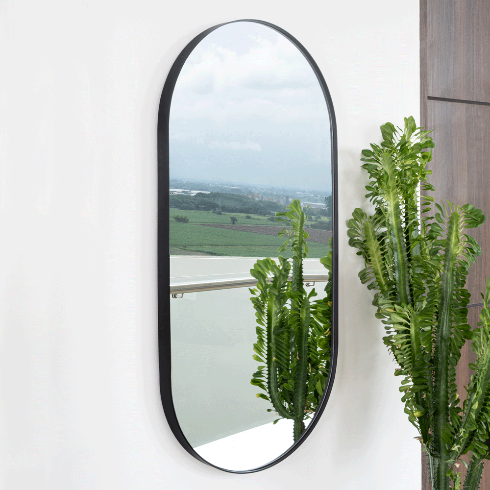 Espejo Lukman con Marco En Estructura Metálica