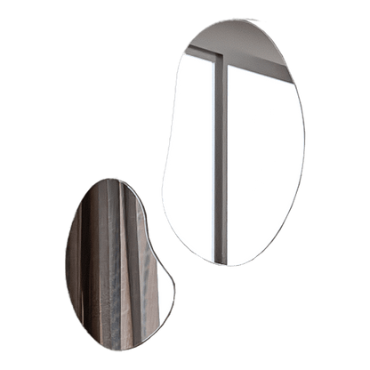 Espejo Irregular Leo, Gris, X 2 Unidades - VIRTUAL MUEBLES