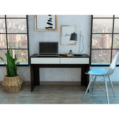Escritorio Acre Wengue y Blanco