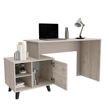 Escritorio Leira 150 1Pue  Ceniza Taupe