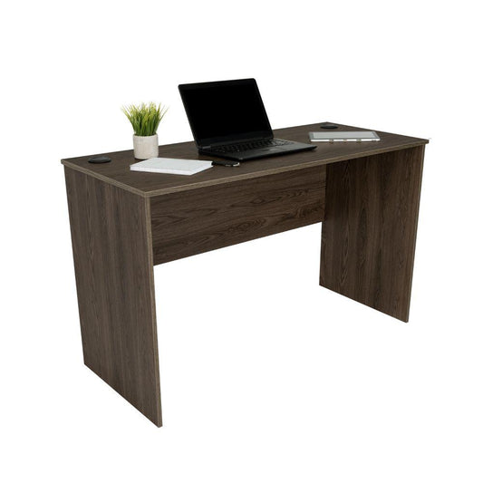 Escritorio Soul, Chocolate, con Amplio Espacio - VIRTUAL MUEBLES