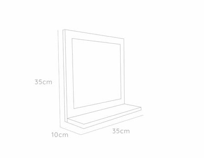 Espejo Cuadrado Make Up