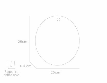 Espejo Circular Terra