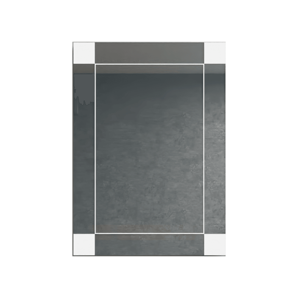 Espejo Rectangular Genova Capri 75 con Diseño en Sandblasting