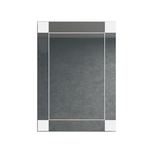 Espejo Rectangular Genova Capri 75 con Diseño en Sandblasting