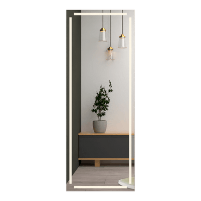 Espejo Lugo, Rectangular con diseño en Sandblasting - VIRTUAL MUEBLES