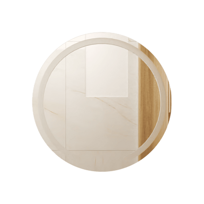 Espejo Ovalle, Circular con Diseño en Sandblasting - VIRTUAL MUEBLES