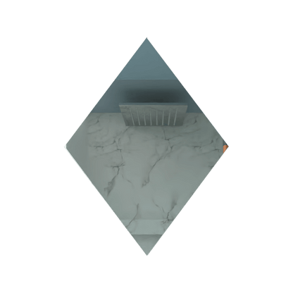 Espejo serrano diseño en rombo