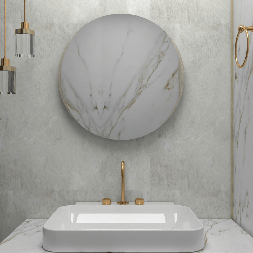 Espejo Dakota, Redondo sencillo - VIRTUAL MUEBLES