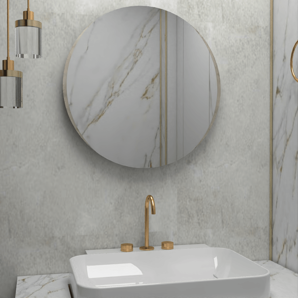 Espejo Dakota, Redondo sencillo - VIRTUAL MUEBLES