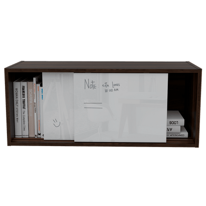 Gabinete Auxiliar Tanix colorCaoba y Blanco para Oficina.