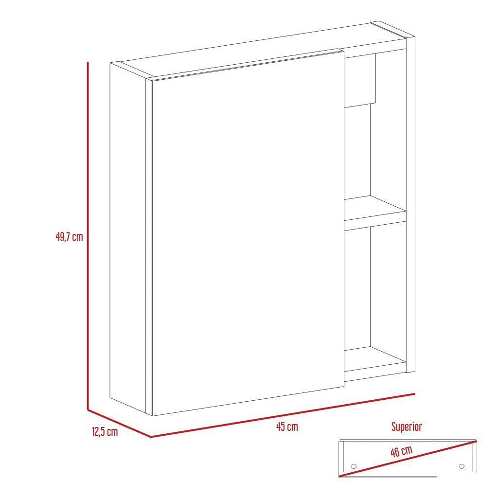 Gabinete de Baño Labelle Wengue