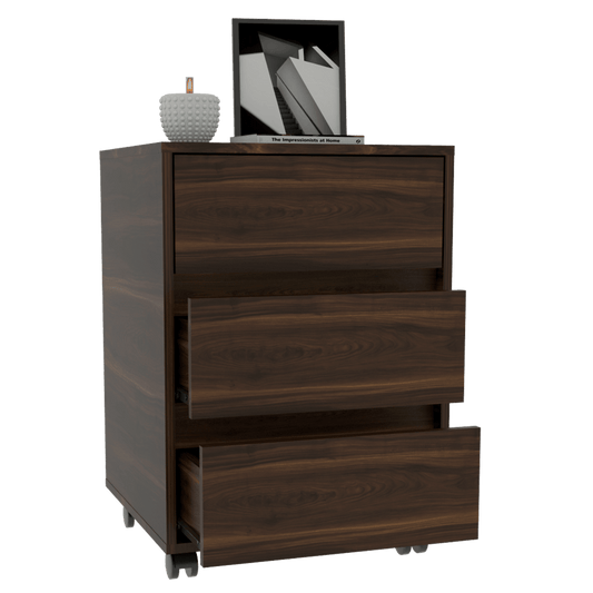 Organizador Kova color Caoba para Habitación.
