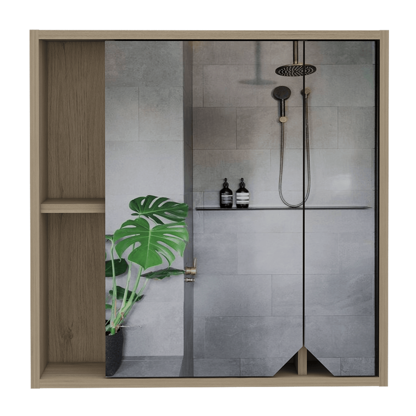 Gabinete de Baño Nyasa color Beige.