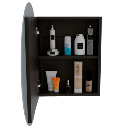 Gabinete de Baño Denzel color Wengue.