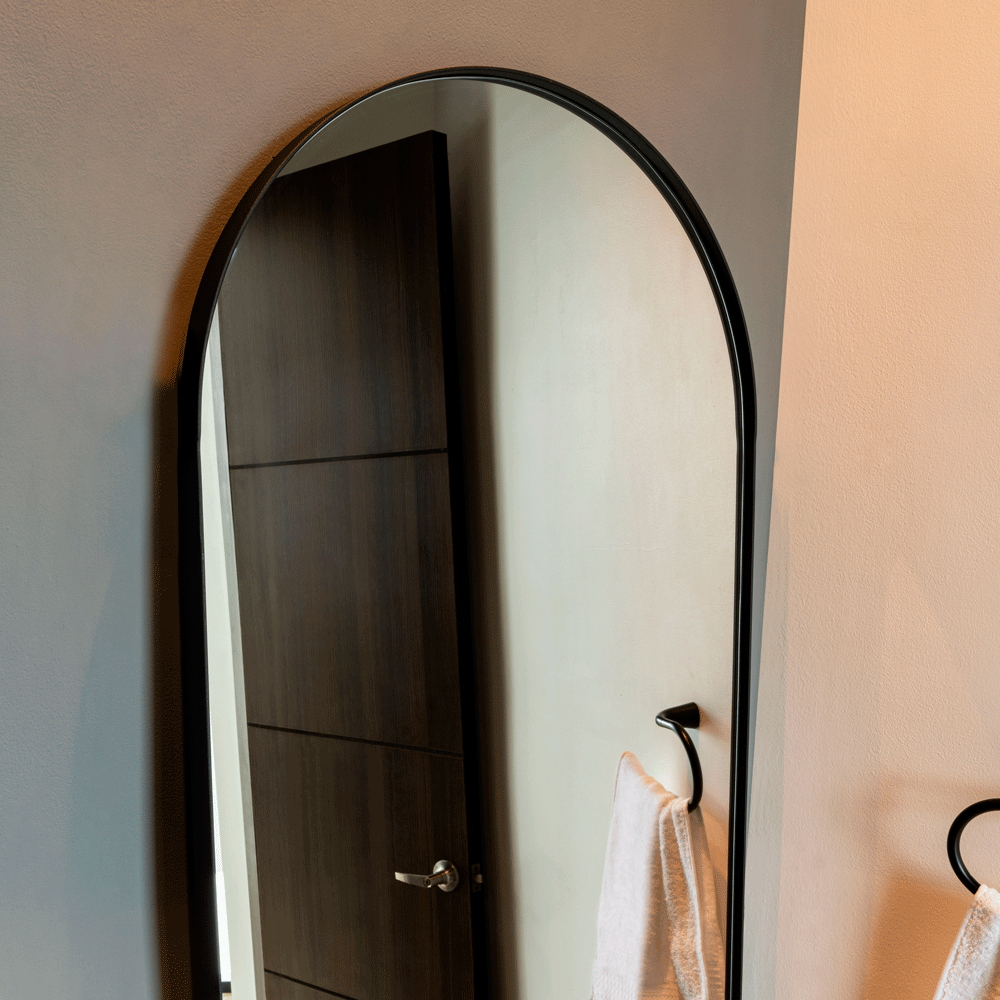 Espejo Rectangular Goliat con Marco En Estructura Metálica