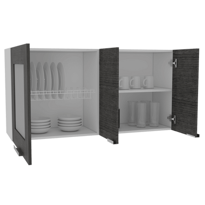 Gabinete Superior Diamante color Gris para Cocina.