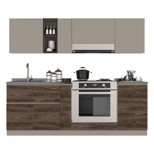 Gabinete Superior Provenza color Cocoa Para Cocina.
