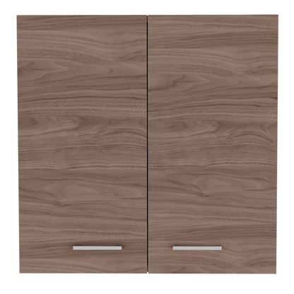 Gabinete Superior Roswy color Castaño y Blanco Duqueza para Cocina.