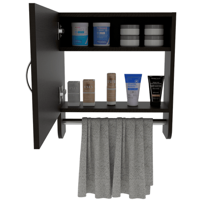 Gabinete De Baño Depp color Wengue Para Baño.