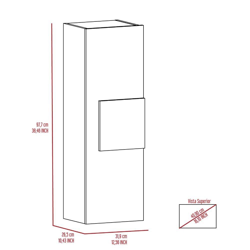 Gabinete de Baño Vanguard Caoba y Blanco