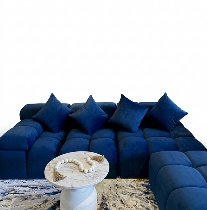 Sofá Clásico Urban Elegance Azul