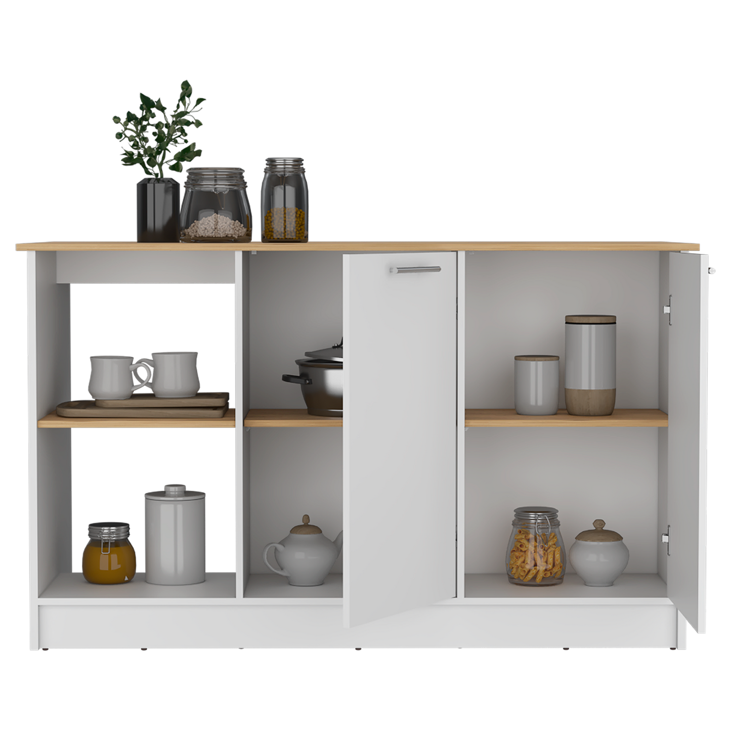Isla de Cocina Juniper  Blanco macadamia