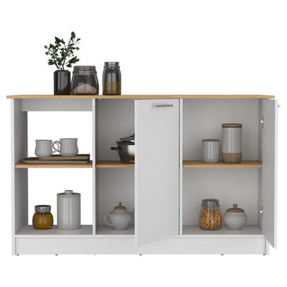 Isla de Cocina Juniper  Blanco macadamia