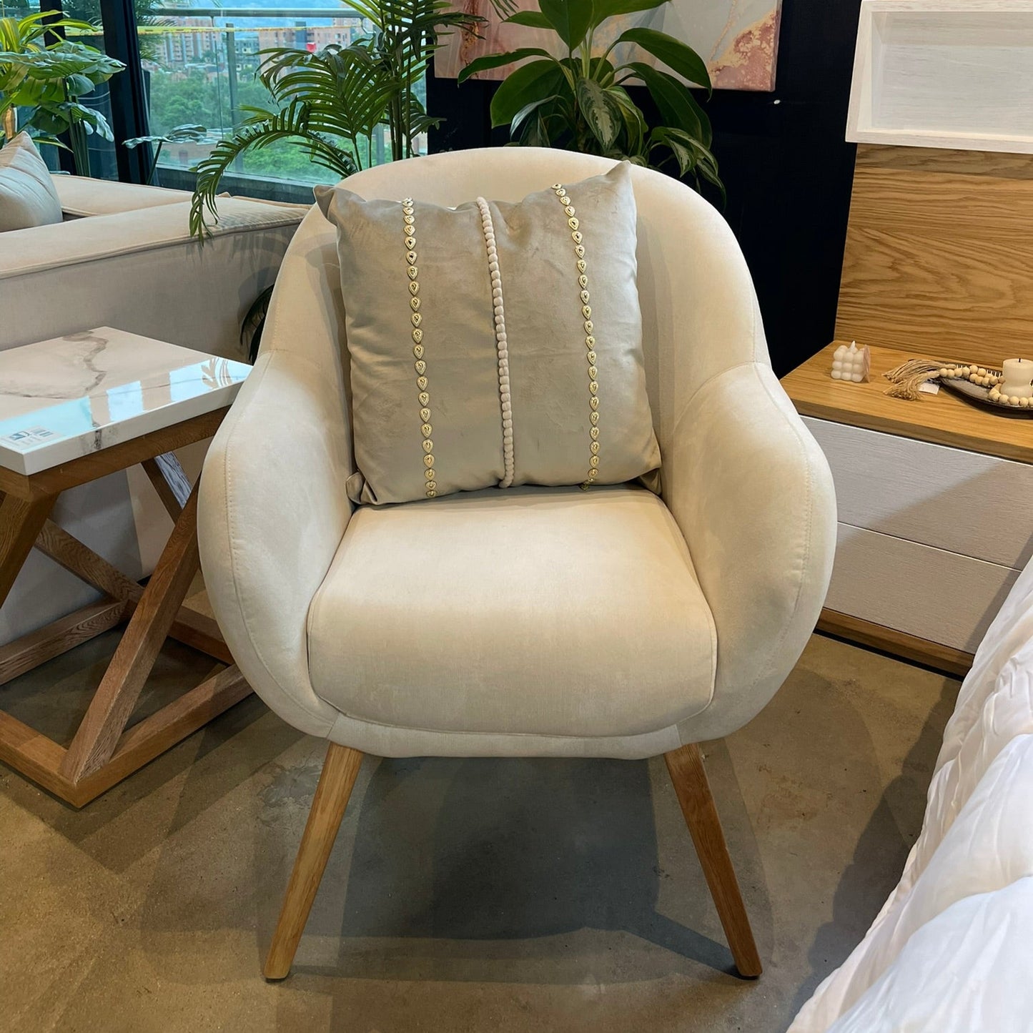 Poltrona Aurora en Roble