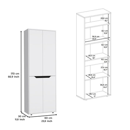 Alacena Herring Blanco y Wengue