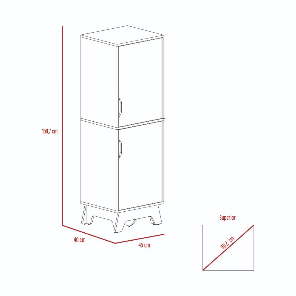 Alacena Lussano Blanco y Duna