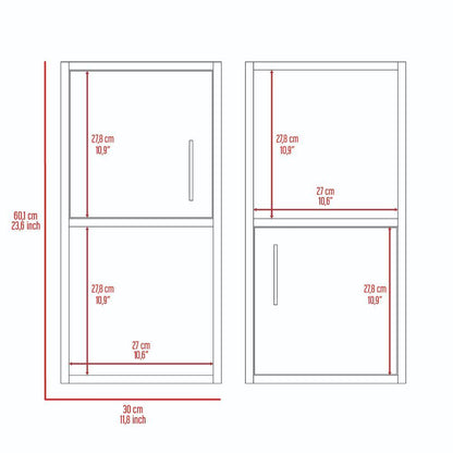 Gabinete de Baño Bath Blanco con Puerta Abatible x2 Unidades
