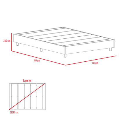 Base Cama Doble Conciense Wengue