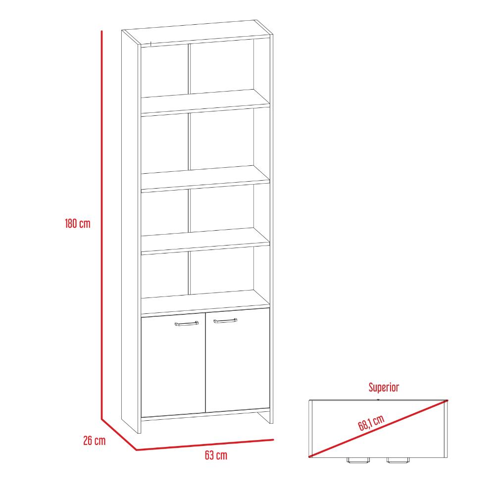Biblioteca Corsetti Easy Cobre