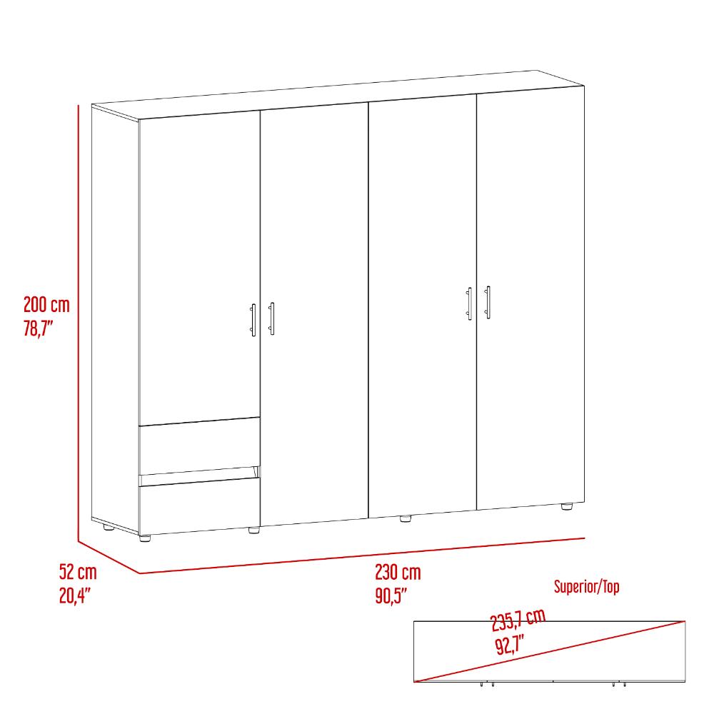 Closet Dassel  Nogal Wengue
