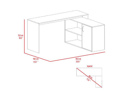 Escritorio En L Novari Milan