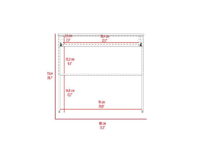 Escritorio Ohio Cajon  Blanco Arupo