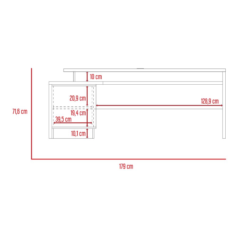 Escritorio Office 14  Duna +  Plomo