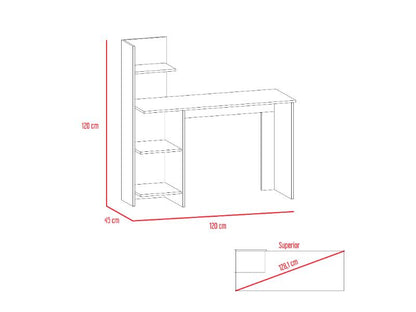Escritorio Modenza Rovere y Blanco