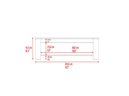 Mesa de Centro Cecil  Wengue Fresno