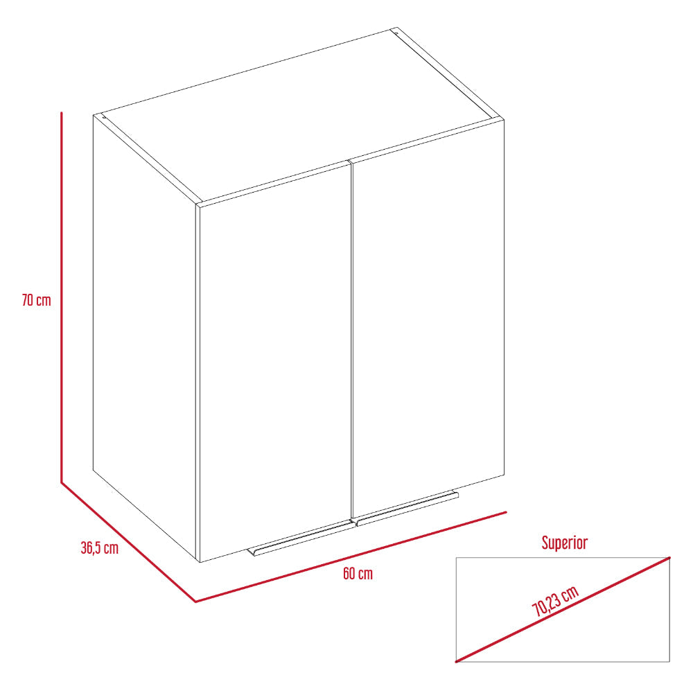 Alacena Nantes Blanco