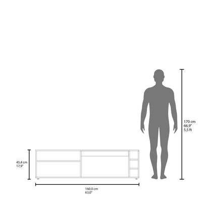 Mesa para TV Suxta Blanco para TV de 70"