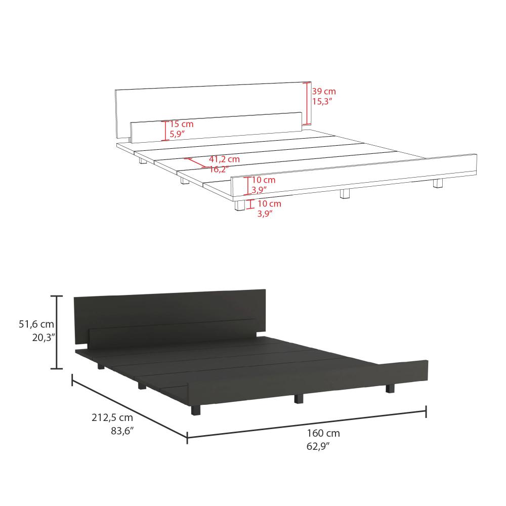 Cama Queen Treviso Wengue
