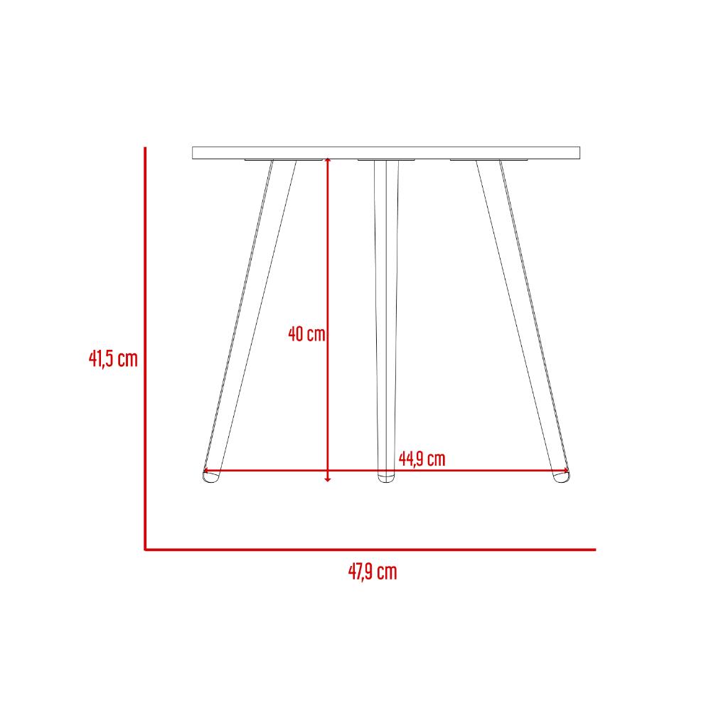 Mesa Auxiliar Narvik (1C) Macadamia 41.5X